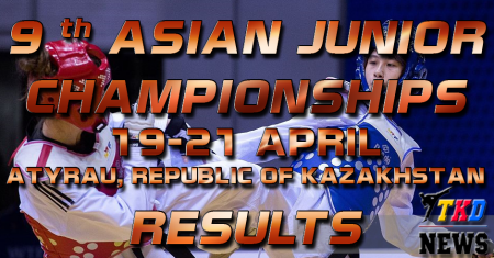 9th Asian Junior Taekwondo Championships & 4th Asian Junior Poomsae Championships. Керуги. Результаты. 9th Asian Junior Taekwondo Championships & 4th Asian Junior Poomsae Championships. Керуги. Результаты.