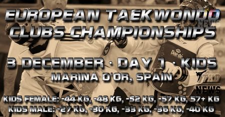 European Taekwondo Clubs Championships, Spain-2018. День первый. Дети. European Taekwondo Clubs Championships, Spain-2018. День первый. Дети.